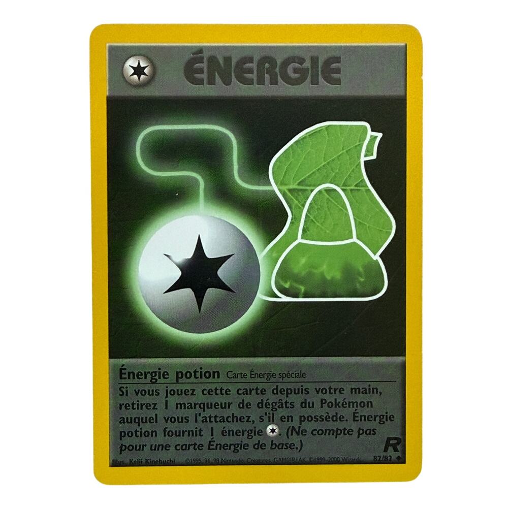 Pokémon TCG Potion Energy 82/82 French Team Rocket Unlimited 2000 Card EX-NM